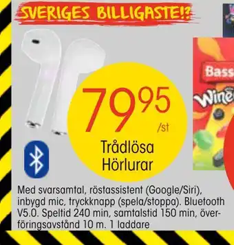 Trådlösa hörlurar