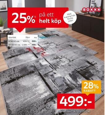 XXXLutz Vävd matta 120x170 cm erbjuda