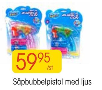 EKO Såpbubbelpistol med ljus erbjuda