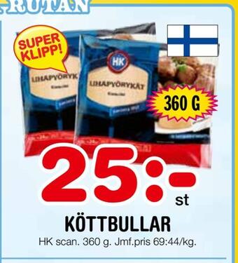 Nya Pulsen Köttbullar erbjuda