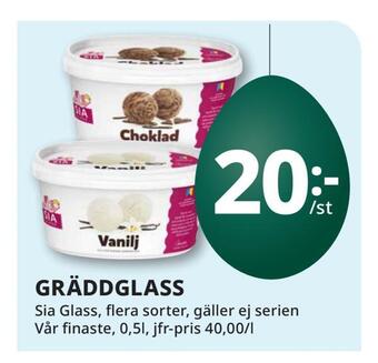 Tempo Gräddglass erbjuda