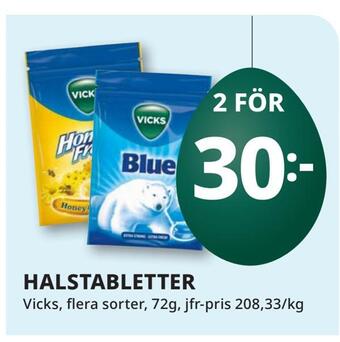 Tempo Halstabletter erbjuda