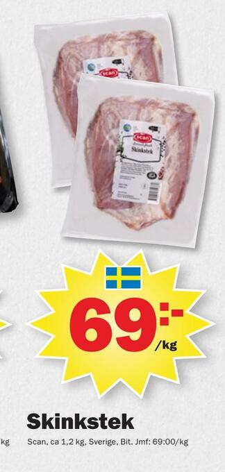Pekås Skinkstek erbjuda