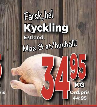 Supergrossen Kyckling erbjuda