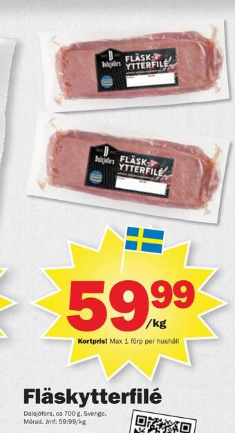 Pekås Fläskytterfilé erbjuda