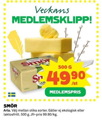 Coop Extra Smör erbjuda