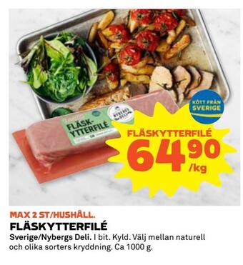Coop Extra Fläskytterfilé erbjuda