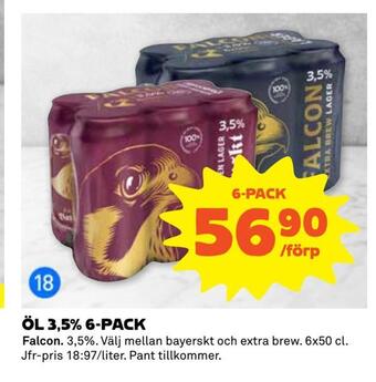 Coop Extra Öl 3,5% 6-pack erbjuda
