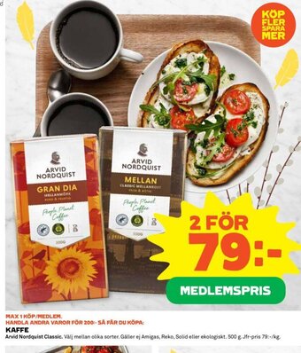 Coop Kaffe erbjuda