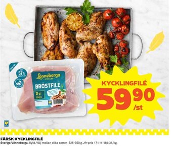 Coop Färsk Kycklingfilé erbjuda