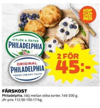 Coop Färskost erbjuda