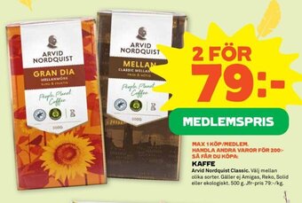 Coop Kaffe erbjuda