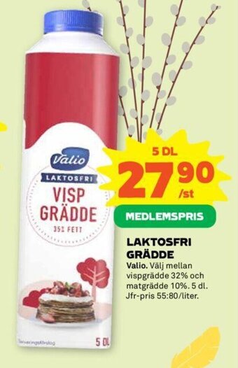Coop Laktosfri Grädde erbjuda