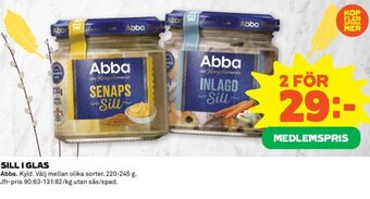 Coop Sill i Glas erbjuda