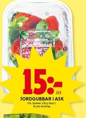 ICA Kvantum Jordgubbar i Ask erbjuda