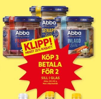 ICA Kvantum Sill i Glas erbjuda