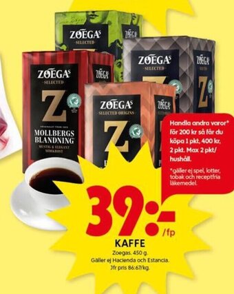 ICA Kvantum Kaffe erbjuda