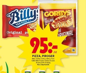 ICA Kvantum Pizza, Piroger erbjuda