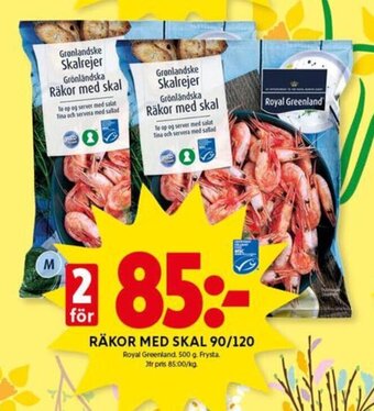ICA Kvantum Räkor Med Skal 90/120 erbjuda