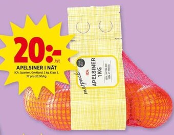 ICA Kvantum Apelsiner i Nät erbjuda