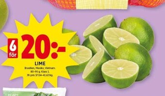 ICA Kvantum Lime erbjuda