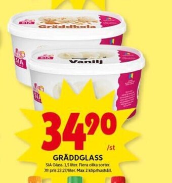 ICA Kvantum Gräddglass erbjuda