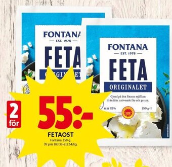 ICA Kvantum Fetaost erbjuda