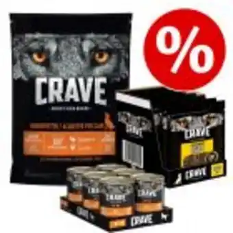 2,8 kg crave torrfoder + 6 x 400 g våtfoder + 7 x 76 g snack till sparpris!