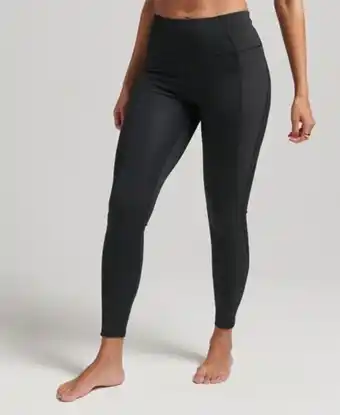 Superdry Flex ribbstickade tights erbjuda