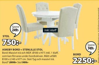 JYSK Askeby Bord erbjuda