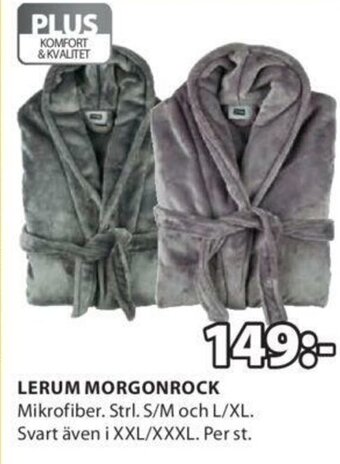 JYSK Lerum Morgonrock erbjuda