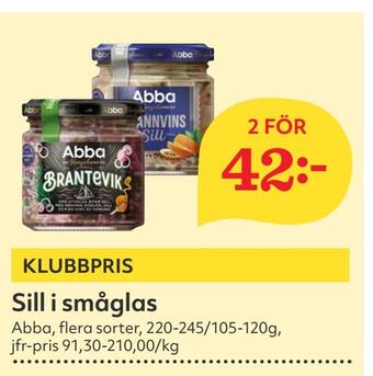 Hemköp Sill i småglas erbjuda