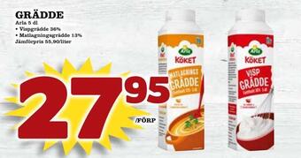Nya Pulsen Grädde erbjuda