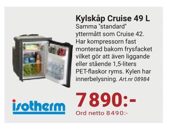 Erlandsons Brygga Kylskåp cruise 49 l erbjuda