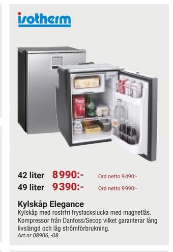 Erlandsons Brygga Kylskåp elegance erbjuda
