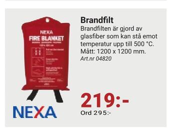 Erlandsons Brygga Brandfilt erbjuda