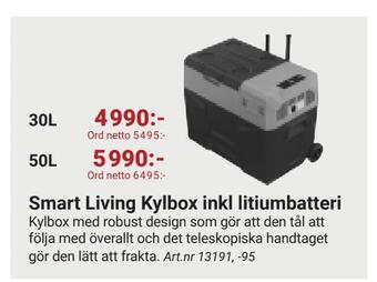 Erlandsons Brygga Smart living kylbox inkl litiumbatteri erbjuda