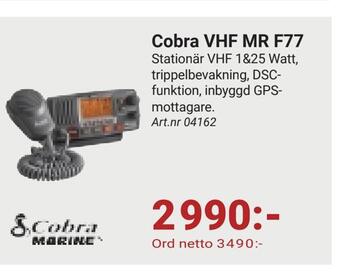 Erlandsons Brygga Cobra vhf mr f77 erbjuda