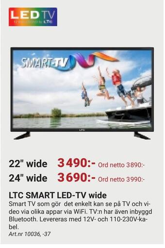 Erlandsons Brygga Ltc smart led-tv wide erbjuda