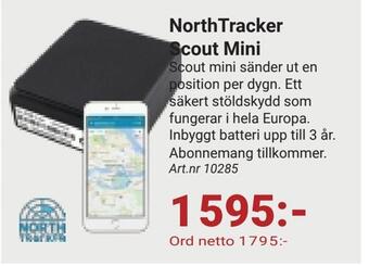 Erlandsons Brygga Northtracker scout mini erbjuda