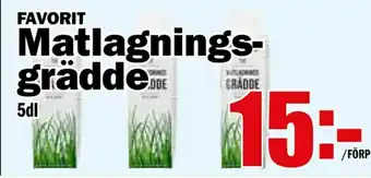 Matdax Favorit Matlagningsgrädde erbjuda