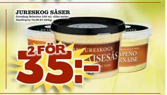 Bonum Matmarknad Jureskog såser erbjuda