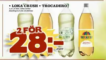 Bonum Matmarknad Loka crush • trocadero erbjuda