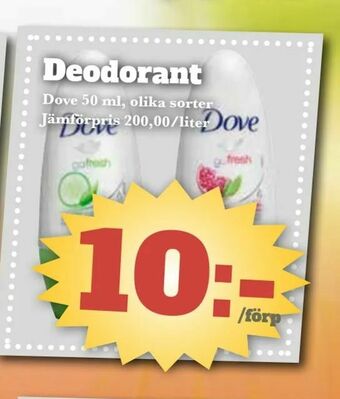 Bonum Matmarknad Deodorant erbjuda