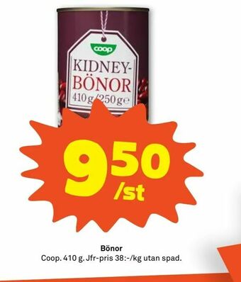 Coop Forum Bönor erbjuda