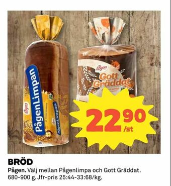 Coop Konsum Bröd erbjuda