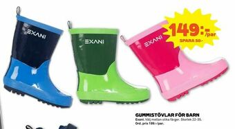 Gummistövlar för barn