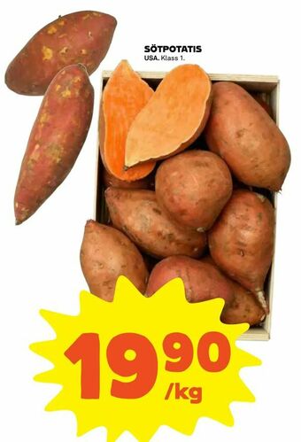 Coop Extra Sötpotatis erbjuda