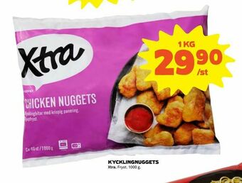 Coop Extra Kycklingnuggets erbjuda