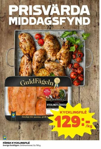 Coop Daglivs Färsk kycklingfilé erbjuda
